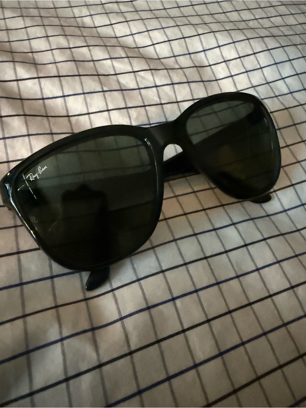 Ray-Ban Unisex Black Polarized Sunglasses